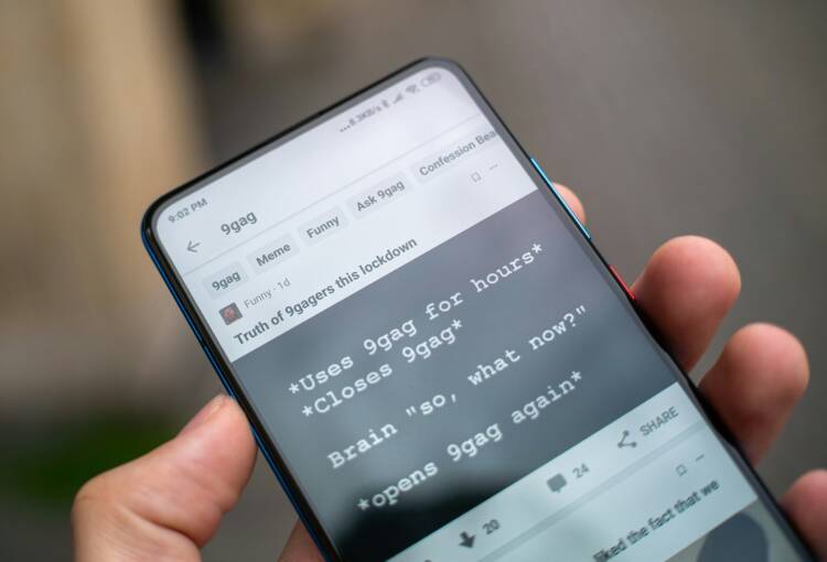 A phone screen showing a meme on a social media community post