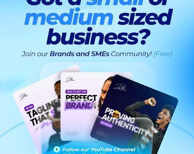 Invite to join a community for brands and SMEs that want to grow